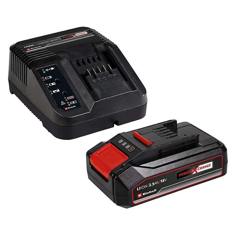 Starter kit EINHELL 18V avec 1 batterie Li-Ion 2.5 Ah + chargeur
