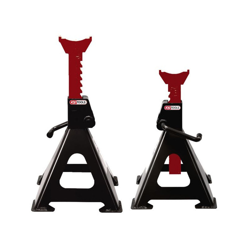 Chandelles à crémaillère, 3t - lot de 2 - KS TOOLS - 160.0370
