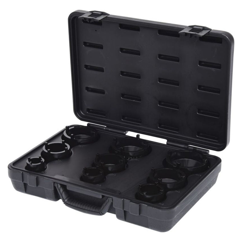 Jeu de douilles à ergots pour écrous de moyeux, 9pcs - KS TOOLS - 450.5000