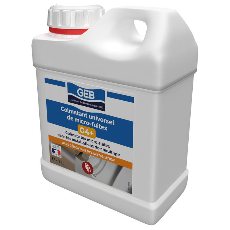 Liquide colmatant universel de micro fuites G4+ GEB pour colmatage des micros fuites 1L