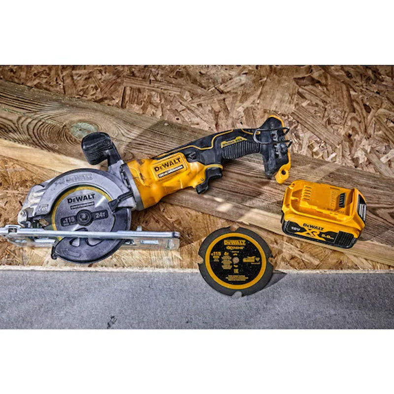 Lame de scie circulaire sans fil DEWALT DT20420-QZ Carbure Construction Ø115x9,5mm, 24 dents