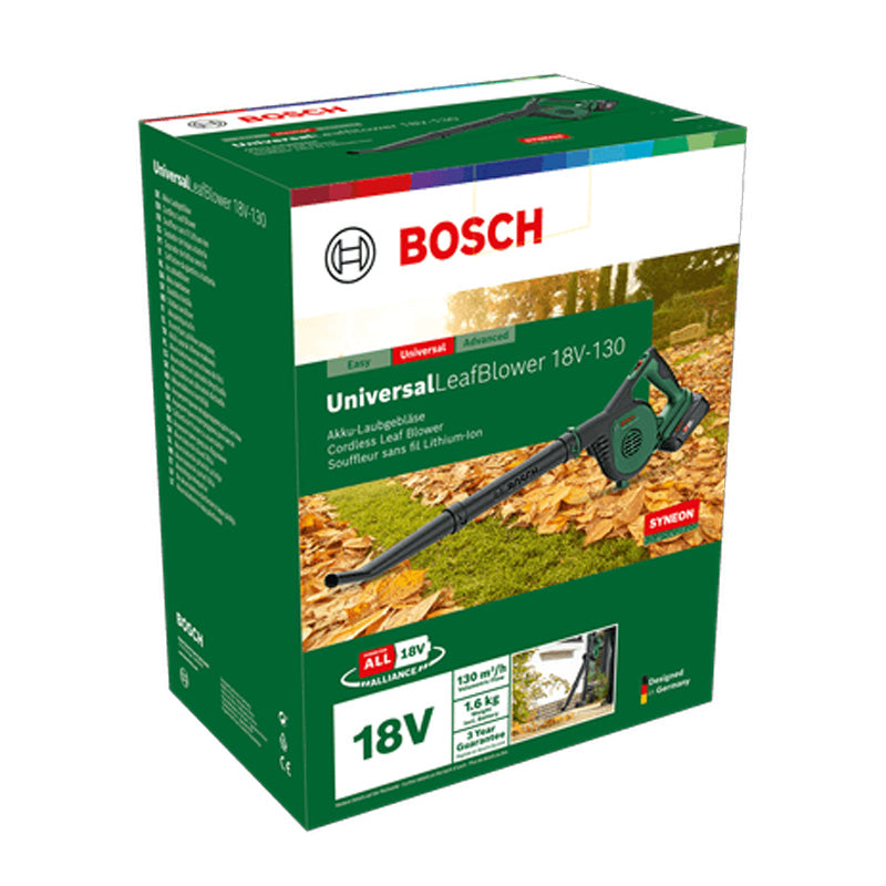 Souffleur sans fil BOSCH UniversalLeafBlower 18V-130 avec 1 batterie 2,5Ah
