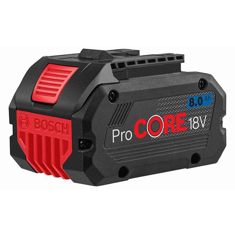 Lot de 4 batteries ProCore 8Ah 18V 1600A016GK + 1 chargeur rapide 1600A019S6 Bosch Professional