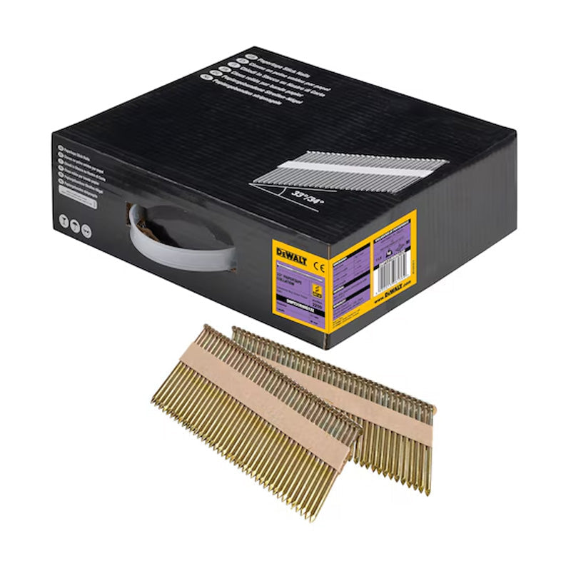 Pack de 2200 pointes crantées électro-zinguées 33° DEWALT DNPT28R