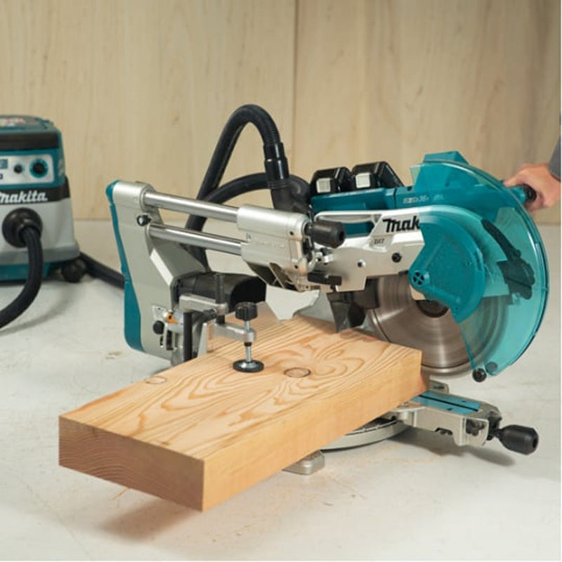 Scie radiale Ø 305 mm 2x5Ah 18V LXT ®MAKITA DLS211PT2U chargeur double + puce AWS