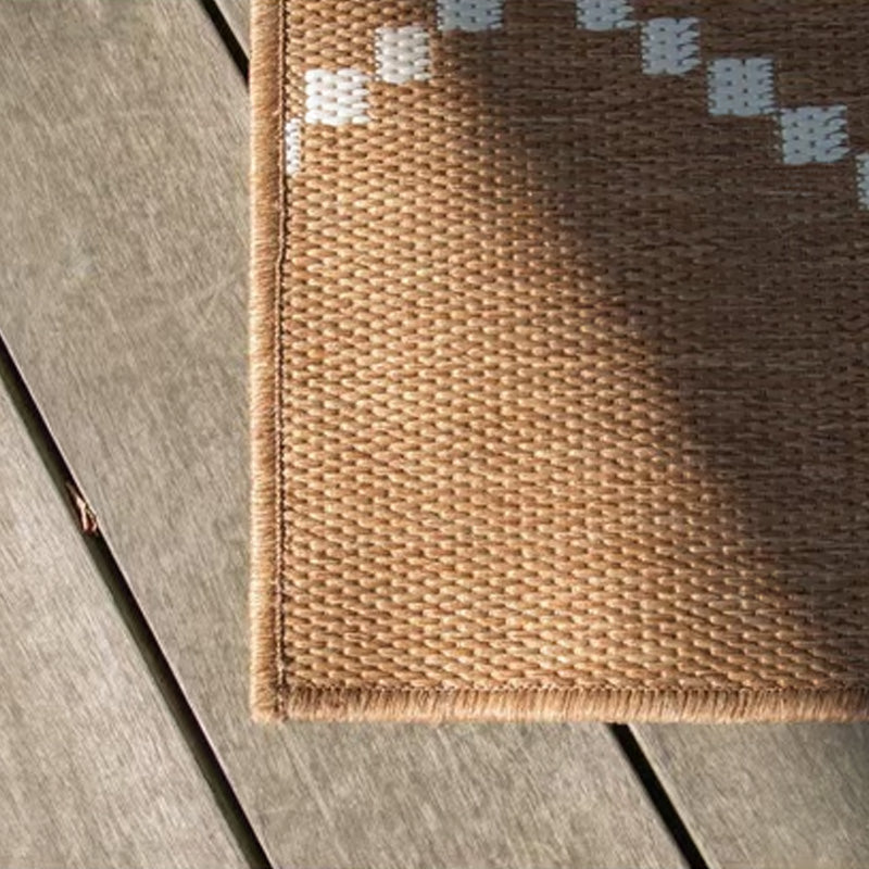 Tapis d'intérieur ETHNIK - 120 x 160 cm - marron & ivoire