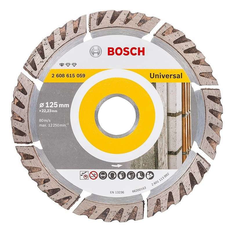 Disques à Tronçonner diamantés Standard Universal 125 x 22 mm BOSCH 2608615059