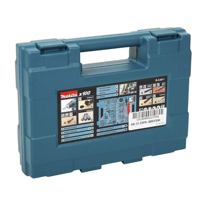 Jeu d'embouts et forets B-53811 MAKITA - 100 pièces