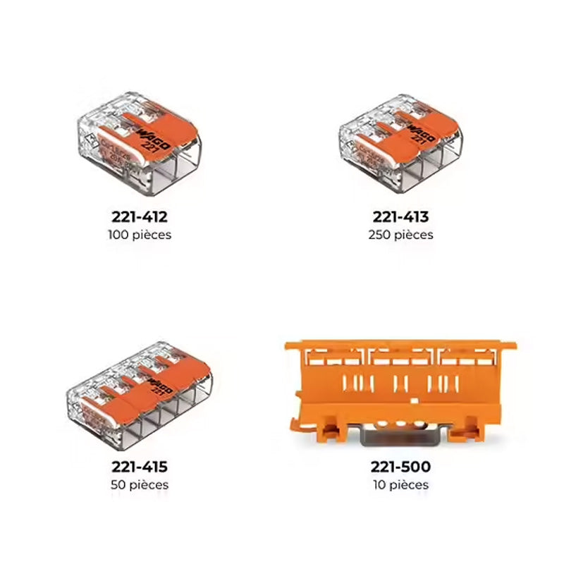 L-BOXX® 410 bornes & acces WAGO 221 4mm²