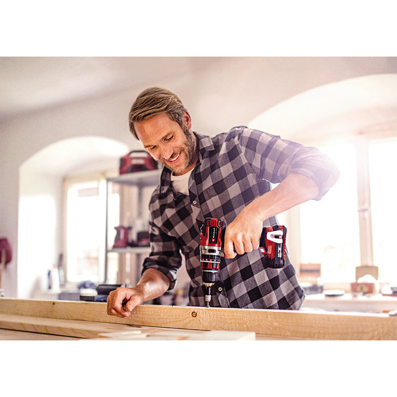 Perceuse Visseuse à percussion sans fil 18V 50Nm EINHELL TE-CD 18/50 Li-i BL - avec 2 Batteries (2.0Ah + 4.0Ah) + 1 Chargeur