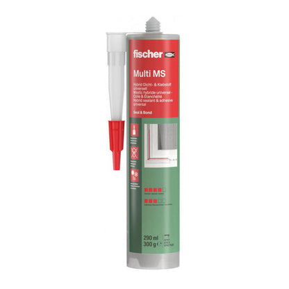Mastic colle universel Multi MS blanc FISCHER 59389