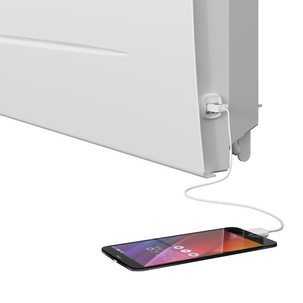 Radiateur à inertie sèche Sibayak - Blanc - 2000W