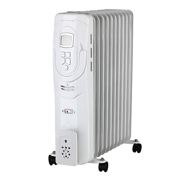 Radiateur bain d'huile - Blanc - 2000W