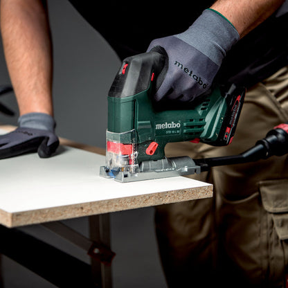 Scie sauteuse METABO 90mm "D" 18V STB 18 L 90 - Pick+Mix (sans batterie ni chargeur), coffret metaBOX