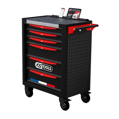 Servante d'atelier 6 tiroirs fabriquée en France équipée de 364 outils - KS TOOLS - 824.6364F