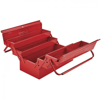 Caisse à outils métallique, 5 compartiments, L.420 mm  - KS TOOLS - 999.0120