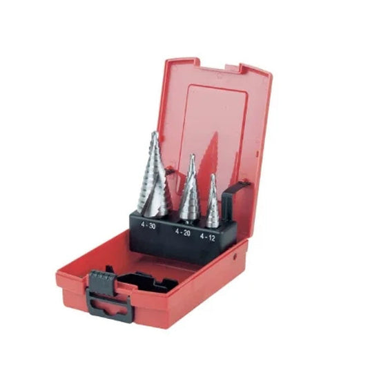 Coffret de 3 forets étagés HSS pour tôles jusqu'à 4 mm  - KS TOOLS - 330.2210