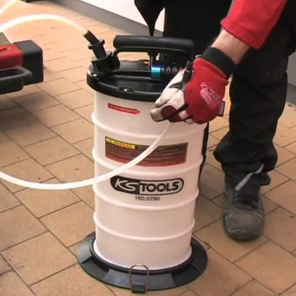 Pompe d'aspiration par vide 9,5L avec 4 sondes  - KS TOOLS - 160.0790