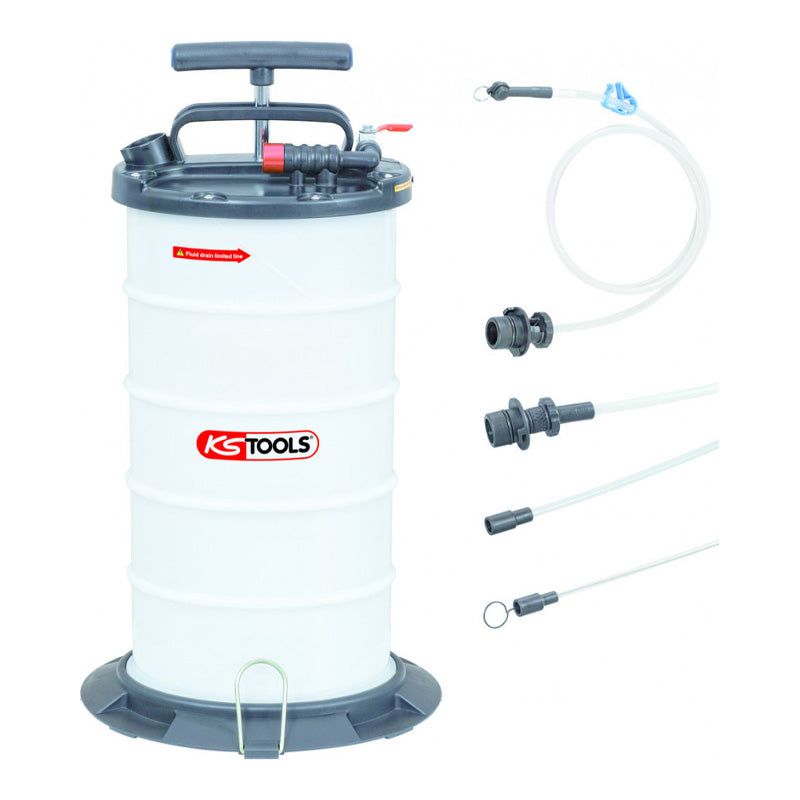 Pompe d'aspiration par vide 9,5L avec 4 sondes  - KS TOOLS - 160.0790