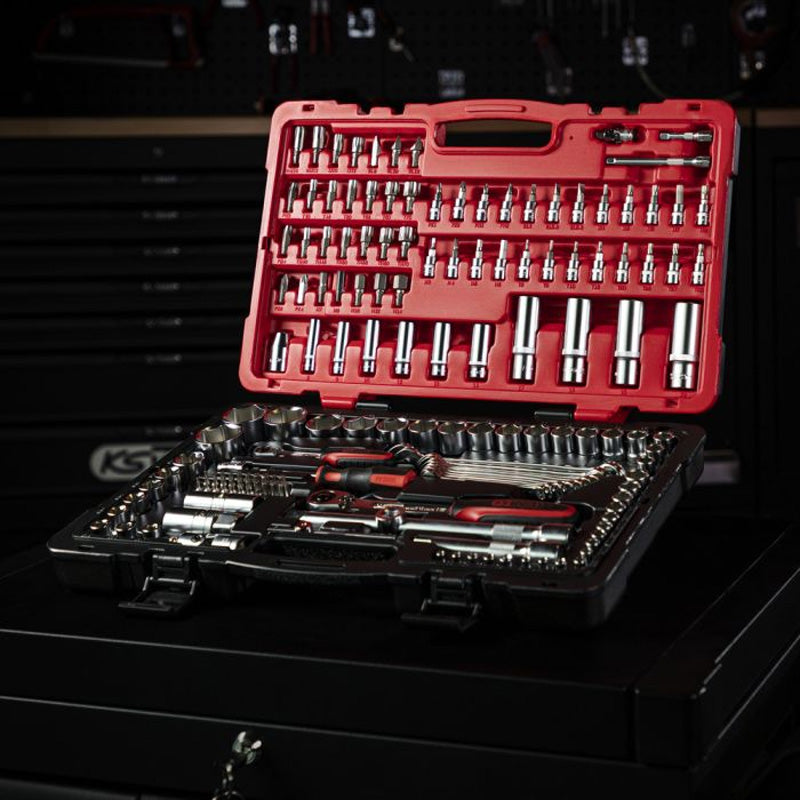 Coffret de douilles 1/4''-1/2'' ULTIMATE, 151 pièces  - KS TOOLS - 922.0751