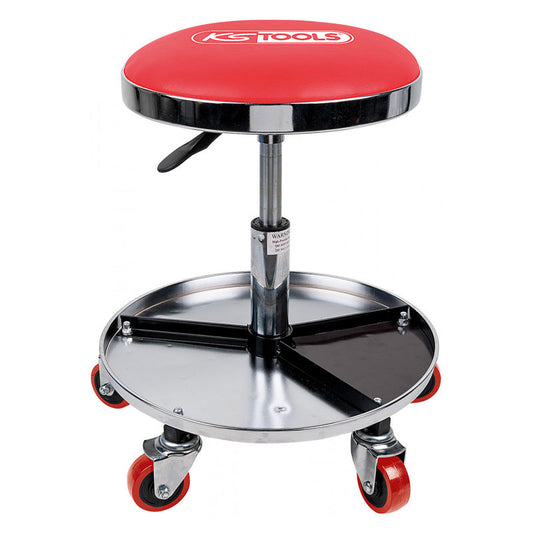 Tabouret à roulettes, charge max 135Kg  - KS TOOLS - 500.8004