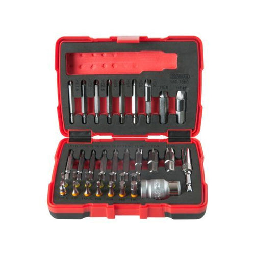 Coffret d'embouts d'extraction pour vis TORX® et 6 pans, 34 pcs  - KS TOOLS - 150.7060