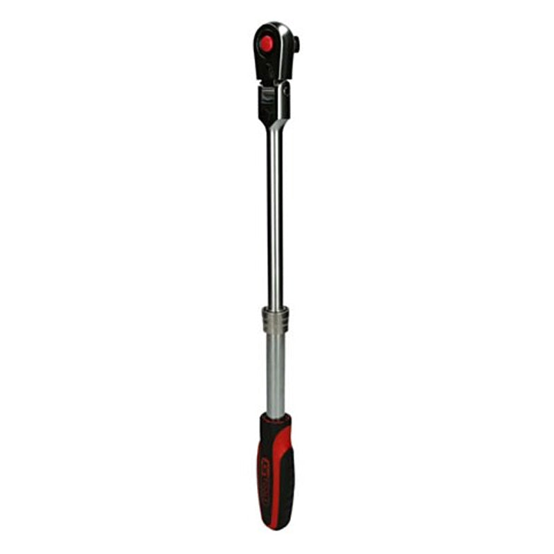 Cliquet télescopique réversible 1/2'' à tête articulée, 72 dents  - KS TOOLS - 920.1330