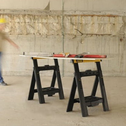 Tréteaux pliables télescopiques lot de 2 pièces - STANLEY - STST1-70559