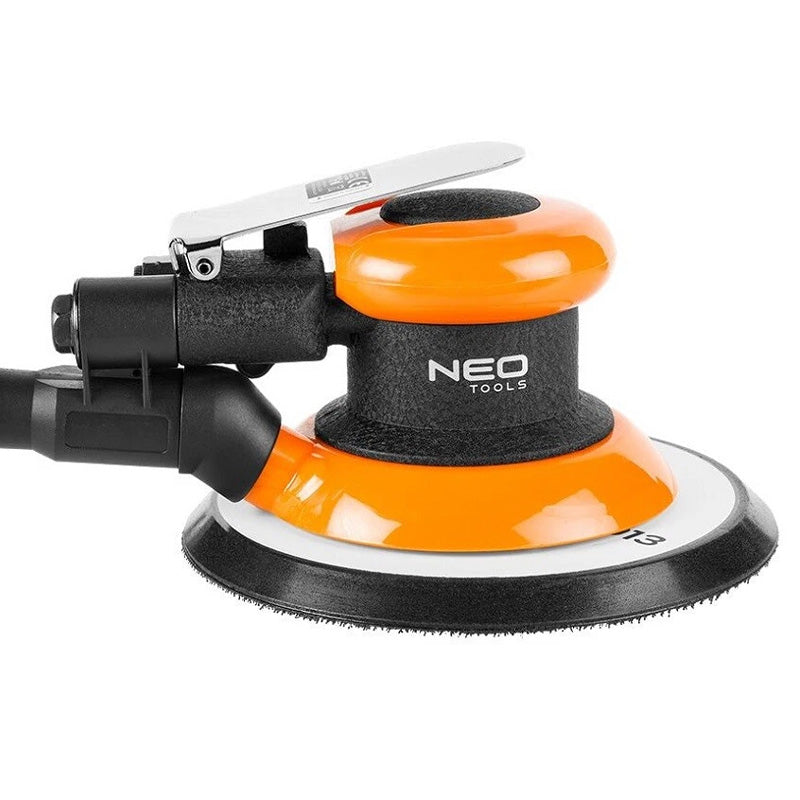Ponceuse orbitale pneumatique 150 mm, système d'aspiration - NEO TOOLS - 14-013