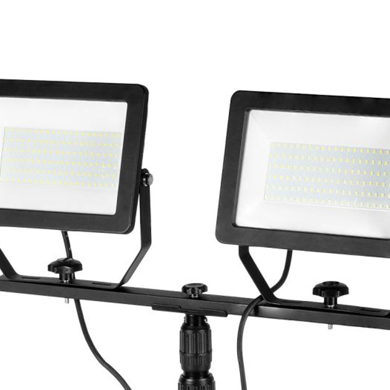Projecteur double 2x100W SMD LED 2x8500lm sur trépied 1,8m avec câble - NEO TOOLS - 99-096
