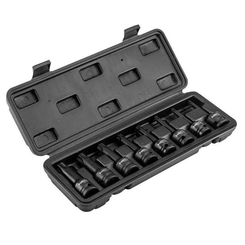Jeu de 8 douilles à chocs TORX - NEO TOOLS - 10-257
