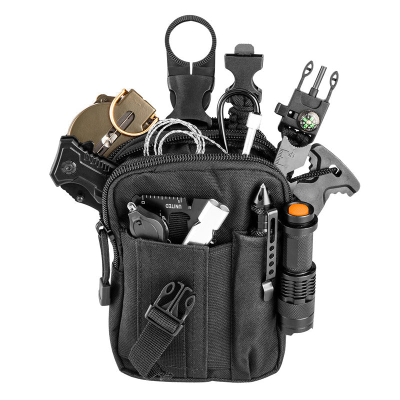 Kit de survie 14-en-1 dans une pochette - NEO TOOLS - 63-153