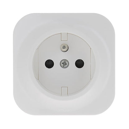 Prise de courant avec terre saillie Profil Eco - 16A - blanc