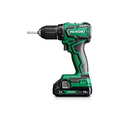 Perceuse visseuse 18V 2Ah Brushless 55Nm HIKOKI DS18DDWRZ Compact ma. auto 13mm HitCase