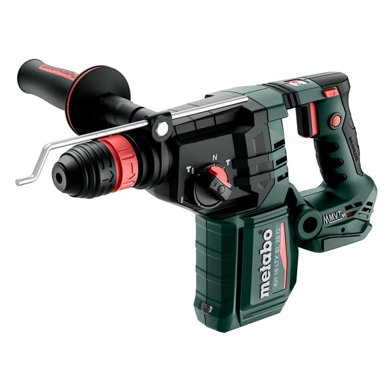Marteau perfo burineur 3J 18V KH 18 LTX 28 BL Ø28mm Quick Pick+Mix METABO coffret metaBOX