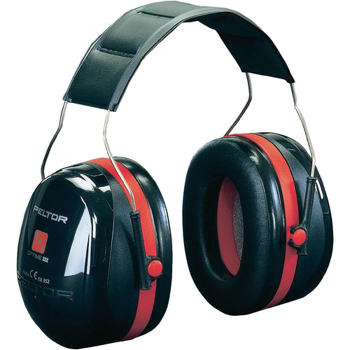 H540A-411-SV - Casque 3M™ PELTOR™ Optime™ III Rouge/Noir - SNR 35 dB