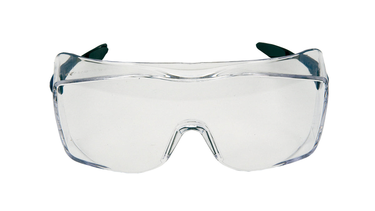Surlunettes de protection OX3000 - Incolore - Anti-Rayures - Anti-Buée - Anti-Statique - Anti-Projections Chimiques Incolore