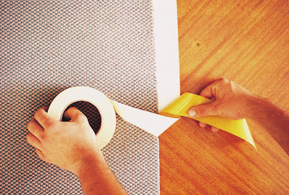 Double Face Toilé - P353 Crème 25m x 50mm