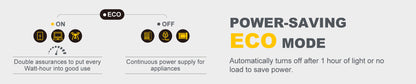 Station d'energie - TOGO POWER - Technologie batterie LiFEPO4 - ADVANCE600LFP - Sortie max AC 1200W