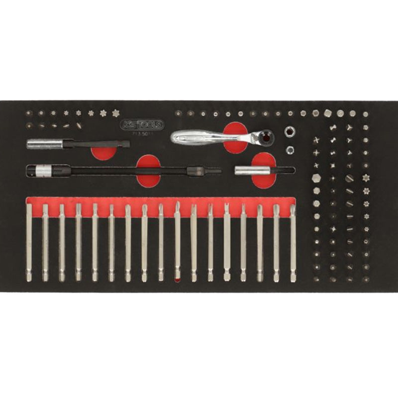Composition d'outils 6 tiroirs pour servante, 455 pièces  - KS TOOLS - 714.0452