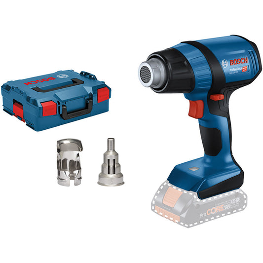 Décapeur thermique 18V BOSCH GHG 18V-50 L-Boxx buse de réduction et buse de réflecteur