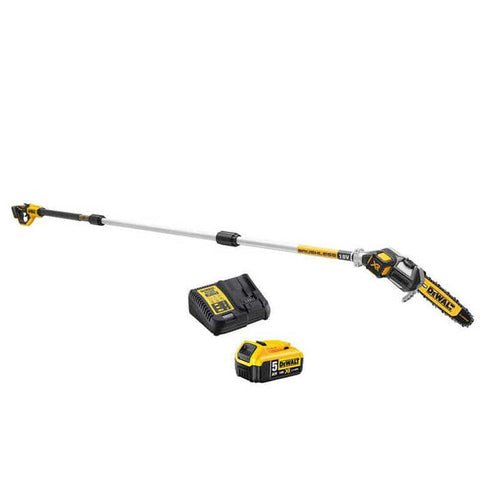 Elagueuse sur perche XR 18V DEWALT DCMPS567P1-QW  5AH Li-Ion Brushless