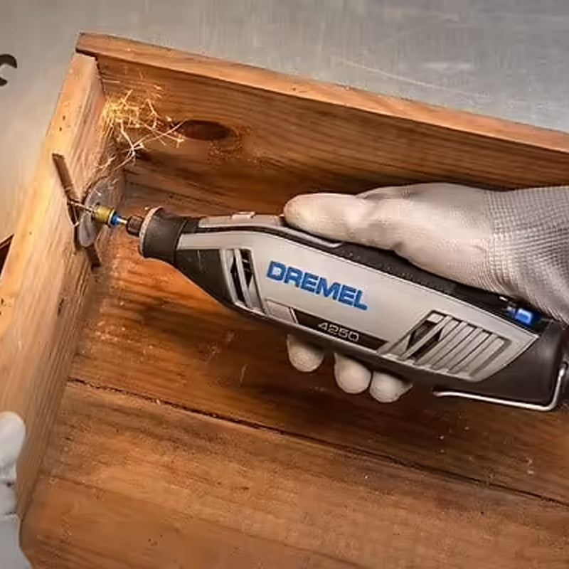 Dremel 4250 Outil Rotatif Multifonction 175W avec 3 Adaptations 35 Accessoires Vitesse Variable 5000-35000 tr/min pour Découper, Poncer, Percer, Nettoyer, Sculpter, Polir, Graver, Meuler, Défoncer