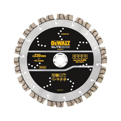 Disque diamant segmenté ELITE DEWALT pour tout usage