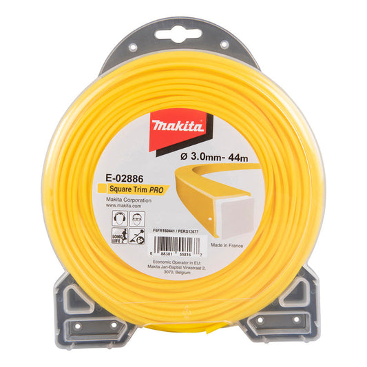 Fil carré Square Trim Pro MAKITA E-02886 3mm x 44m