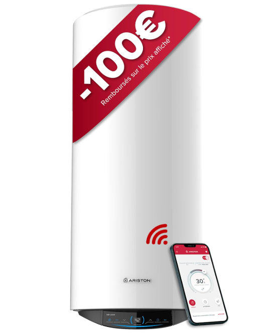 Chauffe-eau electrique vertical mural ARISTON ABYLEOS EXPERT WIFI 200 litres