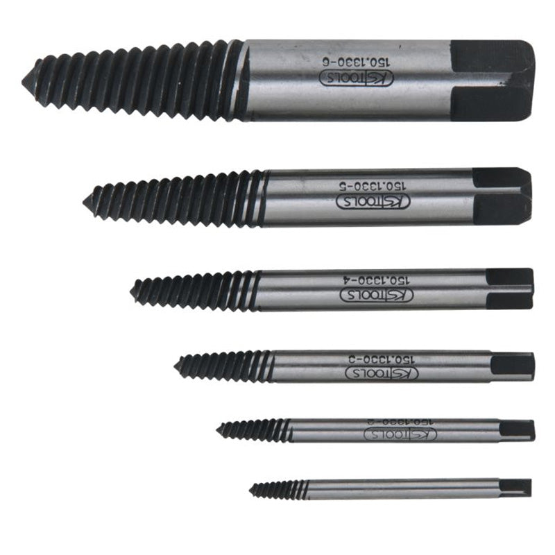 Jeu d'extracteurs de goujons pour goujons de M3-M18 6 pcs  - KS TOOLS - 150.1330