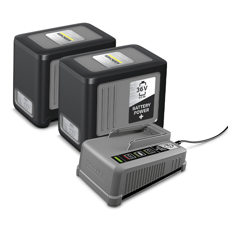Kit Batteries + chargeur KÄRCHER - 2 * 36 V/6