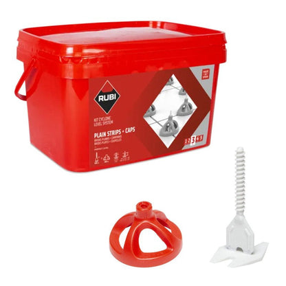 Kit de nivellement cyclone l.s. 1,5 mm. (100 c+300 b) - RUBI - 35964