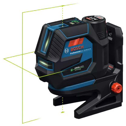 Laser combiné  BOSCH GCL 12V-50-22 CG + Support RM 20 + Batterie GBA 12V 2.0Ah en L-Boxx